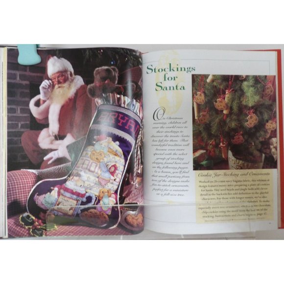A Cross Stitch Christmas by Better Homes & Gardens "Handmade Treasures" ©1995 - Picture 10 of 16